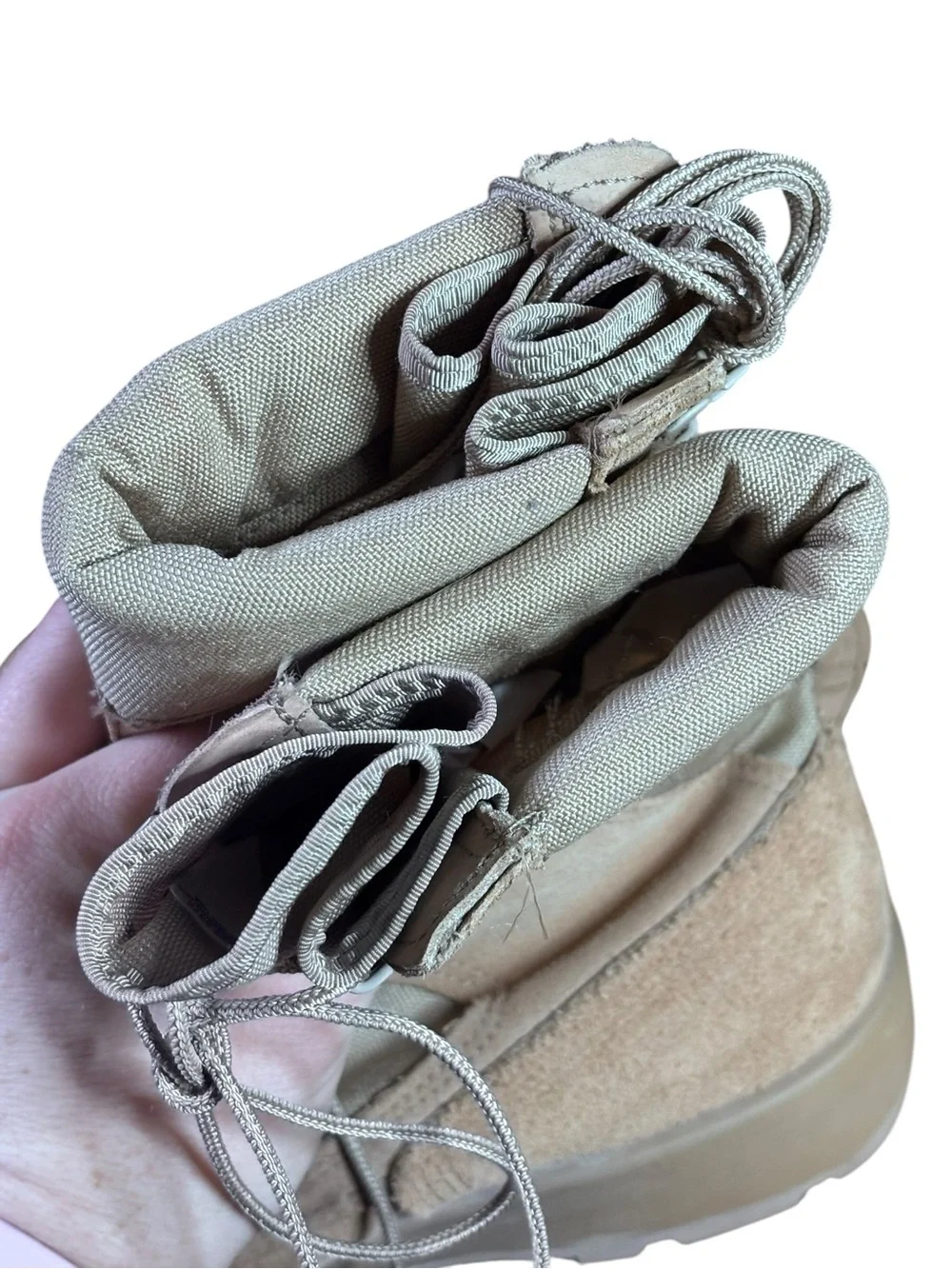 Rugged Belleville 390DES Unisex Desert Tan Military Combat Boots | Size 10